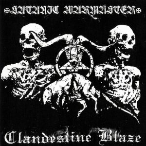 CLANDESTINE BLAZE SATANIC WARMASTER split CD